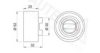 AUTEX 641571 Tensioner Pulley, timing belt